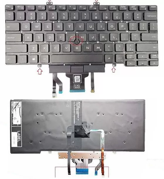 كيبورد لابتوب Dell Latitude 5400 P98G