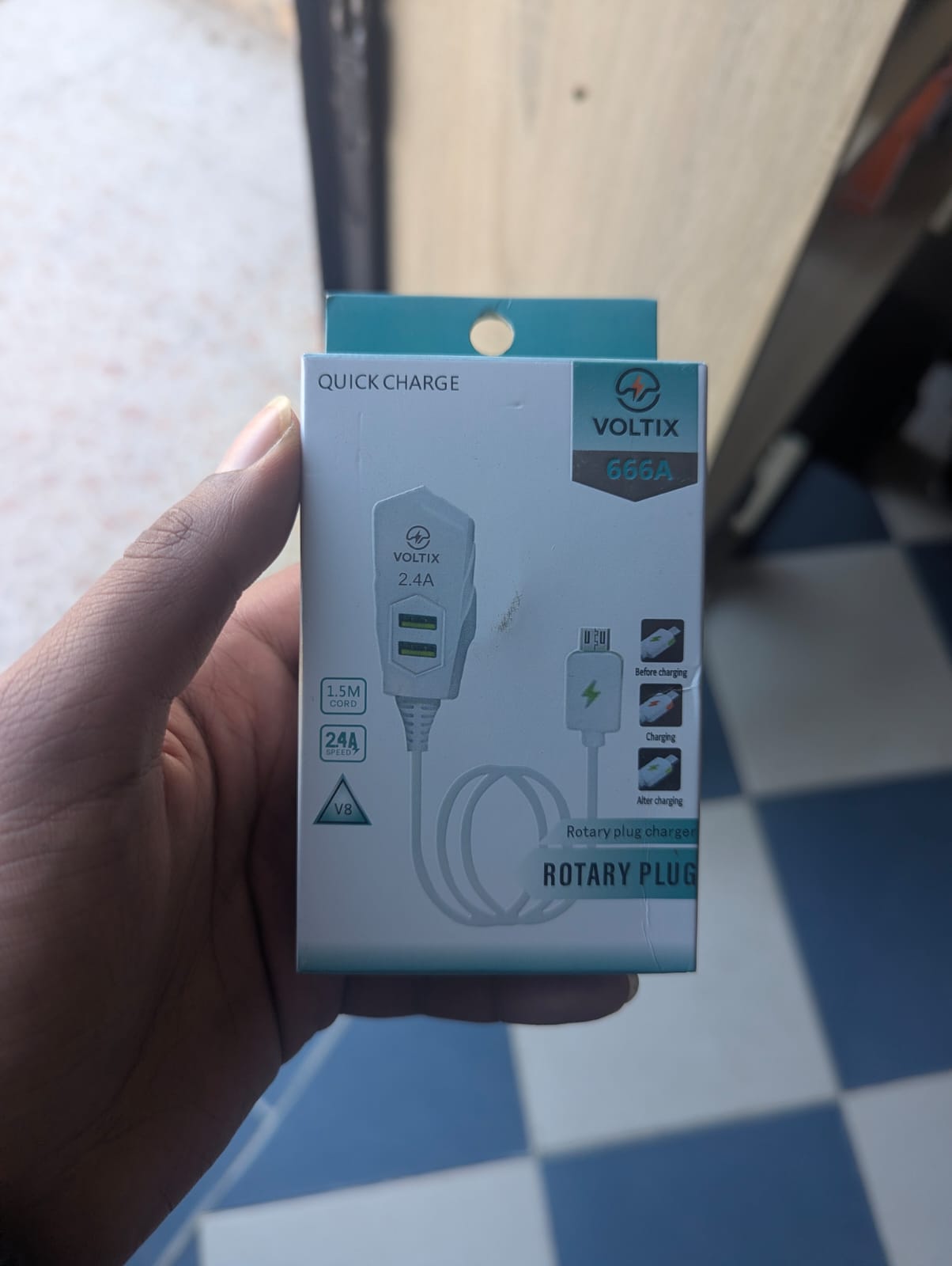 شاحن VOLTIX 666A ميكرو USB