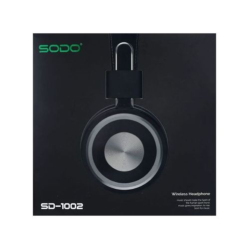 سماعة Sodo SD-1002 Bluetooth | تصميم عصري، وسادات أذن مريحة، وصوت نقي