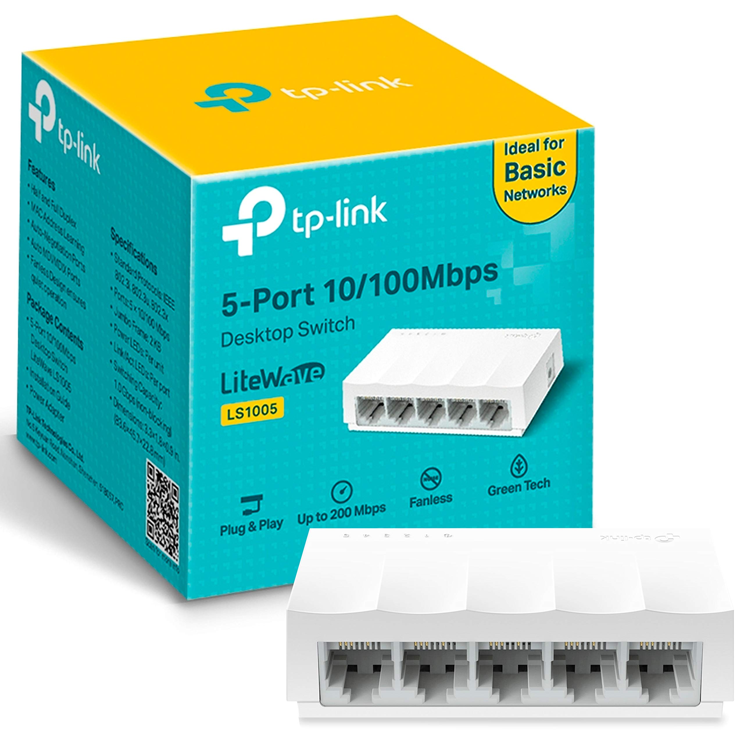 سويتش شبكات TP-Link LS1005 بخمسة منافذ