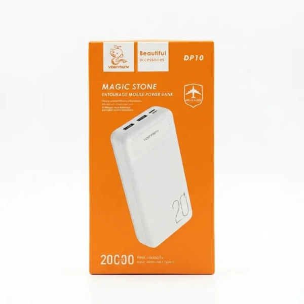 باور بانك فيدينمينف VDENMENV DP10 بسعة 20000mAh | حماية ذكية، منافذ متعددة