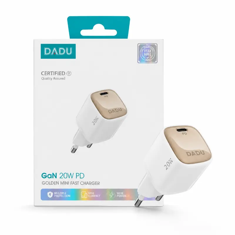رأس شاحن DADU 367 GaN PD بقدرة 20 واط