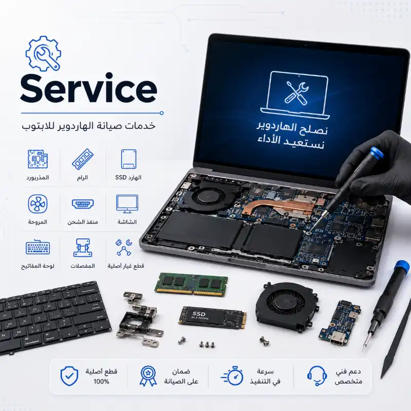 خدمة صيانة وقطع غيار