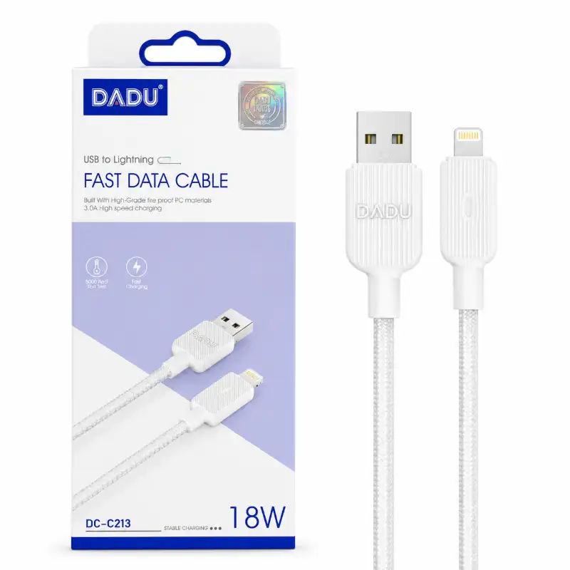 كابل DADU DC-C213 USB إلى Lightning بقدرة 18 وات