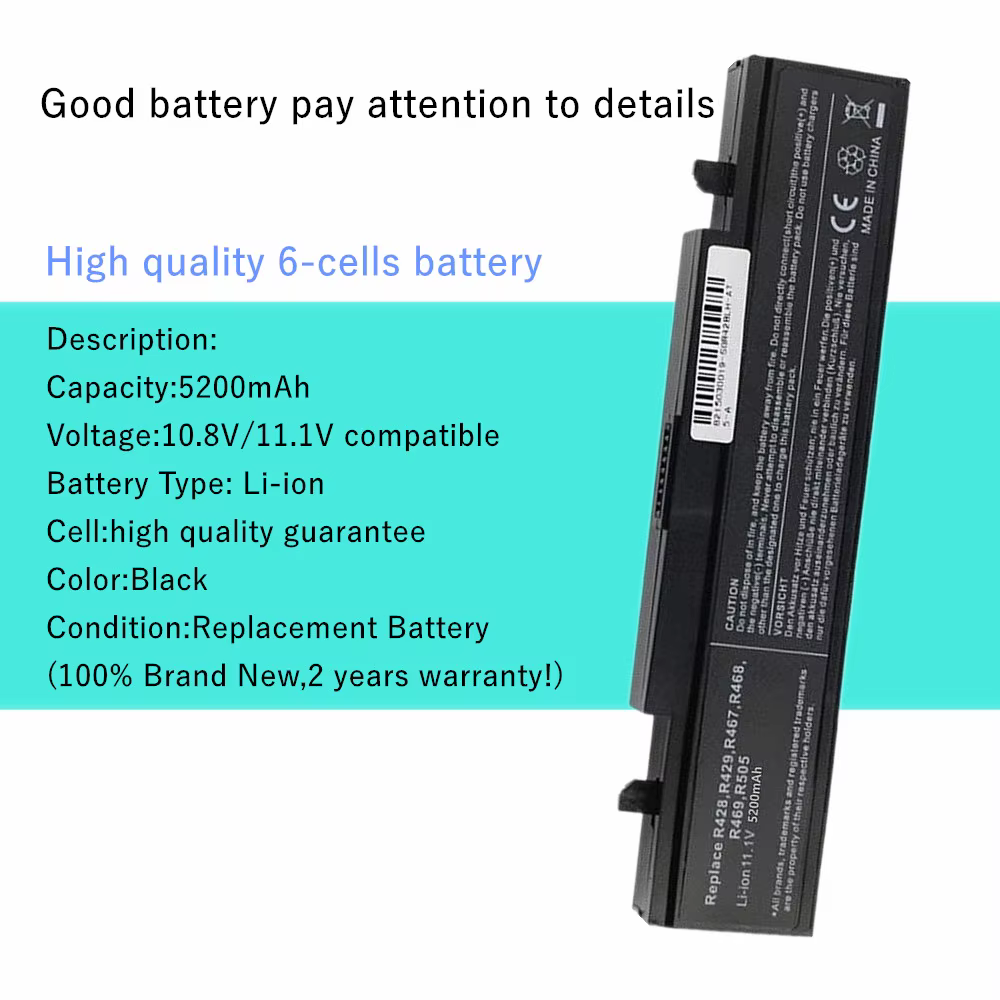 بطارية لابتوب سامسونج NP300 وR428 وR580