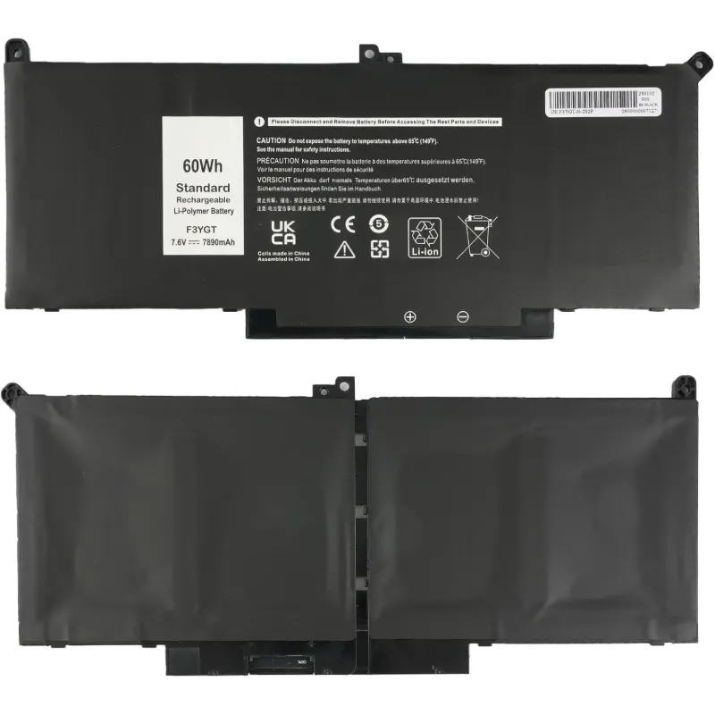 بطارية Dell Latitude F3YGT سعة 60Wh